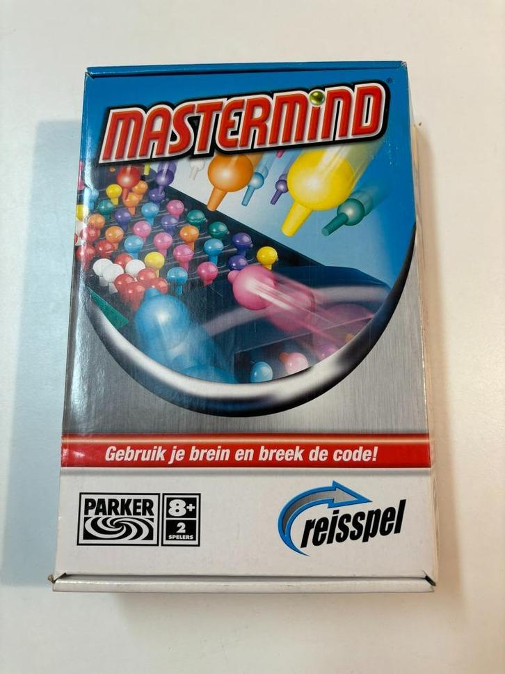 Mastermind reisspel - breinbreker, Hobby en Vrije tijd, Gezelschapsspellen | Bordspellen, Nieuw, Een of twee spelers, Reisspel