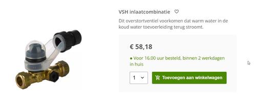 Boiler veiligheidsgroep / inlaatcombinatie NIEUW, Doe-het-zelf en Bouw, Chauffageketels en Boilers, Nieuw, Onderdeel, Ophalen of Verzenden