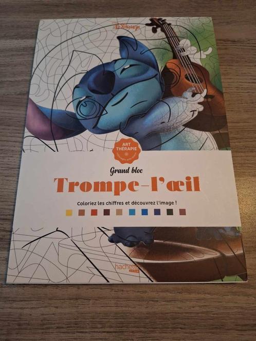 LIVRE COLORIAGE/Trompe-l'oeil, Boeken, Overige Boeken, Zo goed als nieuw, Ophalen of Verzenden