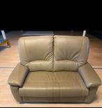 Zetel 2zit leder, Huis en Inrichting, Zetels | Zetels, Ophalen, Zo goed als nieuw