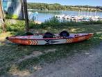 Echange kayak 2 places contre kayak 1 place, Watersport en Boten, Kano's, Ophalen, Gebruikt, Met peddels, Kajak