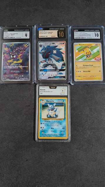 Pokemon graded kaarten beschikbaar voor biedingen