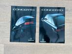 HONDA CONCERTO FOLDERS, Ophalen of Verzenden, Honda