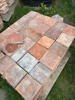 Lot authentieke terracotta tegels, Antiek en Kunst, Antiek | Wandborden en Tegels, Ophalen