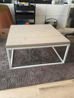 Landelijke salontafel metaal/hout, Ophalen, Gebruikt, Metaal