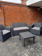 Tuinset, Tuin en Terras, Ophalen, 4 zitplaatsen, Kunststof, Gebruikt