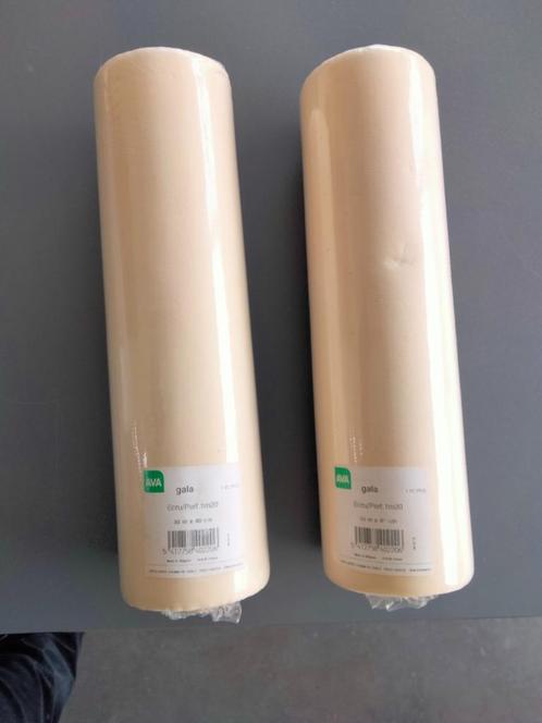 GALA Ecru tafelloper op rol 30 meter x 40 cm NIEUW, Huis en Inrichting, Tafelkleden, Nieuw, Rechthoek, Binnen, Ophalen of Verzenden