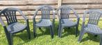4 stapelbare tuinstoelen, Tuin en Terras, Ophalen, Zo goed als nieuw