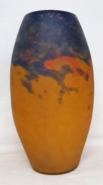 Vaas - Pâte de verre (glaspasta) - Muller Frés. Luneville., Antiek en Kunst, Ophalen of Verzenden