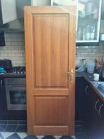 Zware eiken binnendeur, Doe-het-zelf en Bouw, Ophalen, Zo goed als nieuw, Binnendeur