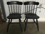2 retro stoelen, Twee, Gebruikt, Vintage, Hout