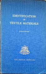Identification of textile materials Textile Institute (Manch, Boeken, Techniek, Werktuigbouwkunde, Ophalen of Verzenden, Zo goed als nieuw
