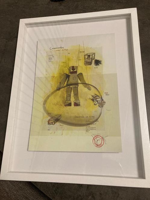 Cosmogolem van Koen Vanmechelen, Antiek en Kunst, Kunst | Litho's en Zeefdrukken, Ophalen