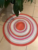 Verbaudet roze rond vloerkleed 85 cm, Ophalen, Gebruikt, Blauw, Rond
