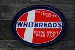 Plateau en émail Whitbread's Stout - Pale Ale, Panneau, Plaque ou Plaquette publicitaire, Autres marques, Utilisé, Enlèvement ou Envoi