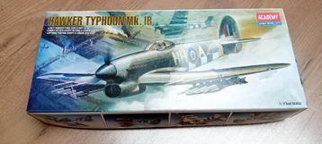 Academy Hawker Typhoon Mk 1B., Autres marques, Enlèvement ou Envoi, Comme neuf, 1:72 à 1:144