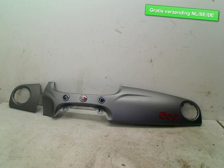 SIERLIJST DASHBOARD mat grijs Fiat 500 (312) (735619848), Auto-onderdelen, Carrosserie, Fiat, Gebruikt