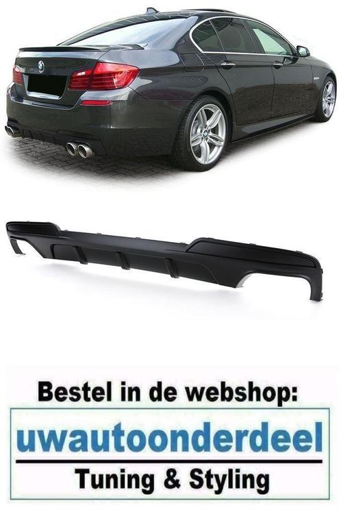 Bmw 5 serie F10 M Pakket Diffuser Mat Zwart Dubbele Uitlaat, Auto-onderdelen, Overige Auto-onderdelen, BMW, Nieuw, Ophalen of Verzenden