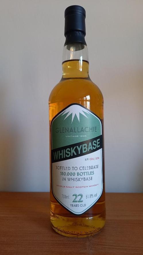Single malt Glanallachie 22 jaar, Verzamelen, Wijnen, Nieuw, Overige typen, Overige gebieden, Vol, Ophalen of Verzenden
