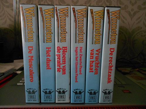 6 originele VHS video's Winnetou, Cd's en Dvd's, VHS | Film, Gebruikt, Actie en Avontuur, Ophalen of Verzenden