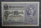Billet 5 Mark Allemagne 1917 UNC, Timbres & Monnaies, Billets de banque | Europe | Euros, Série, Enlèvement ou Envoi, Allemagne
