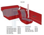 Bekleding PV544 achterbank hoes zitting+rug 62-63 rood 45-22, Auto-onderdelen, Ophalen of Verzenden, Nieuw, Volvo