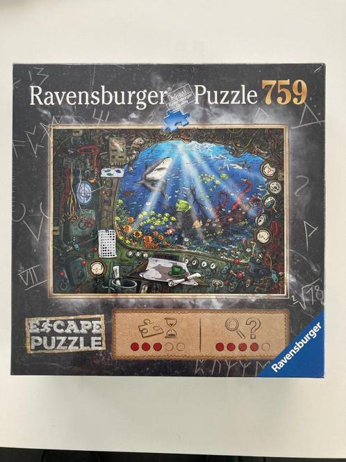 Ravensburger Escape puzzel Submarine, Hobby & Loisirs créatifs, Sport cérébral & Puzzles, Neuf, Puzzle, 500 à 1500 pièces, Enlèvement ou Envoi