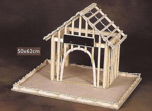 Presentatie mand huis of hokje - natuurkleur - NIEUW, Kinderen en Baby's, Kraamcadeaus en Geboorteborden, Nieuw, Kraamcadeau, Ophalen