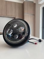 7" koplamp voor motor caferacer project - E-keur, Enlèvement ou Envoi, Utilisé