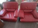 2 canapé en cuir, Enlèvement, Comme neuf, Cuir