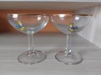 Set van 2 mooie verschillende Babycham glazen, Ophalen of Verzenden, Zo goed als nieuw