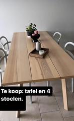 Tafel met 4 stoelen, Huis en Inrichting, Tafels | Eettafels, Ophalen