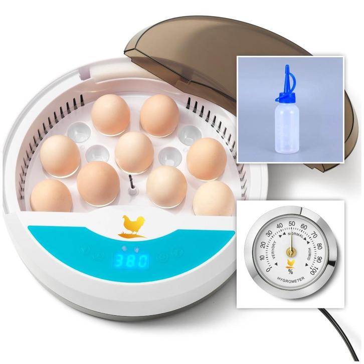Automatische broedmachine 9 ei + Gratis broedeieren, Dieren en Toebehoren, Pluimvee | Toebehoren, Nieuw, Broedmachine, Ophalen of Verzenden
