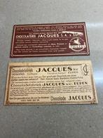 Chocolaterie Jacques zeer oude premie bons, Verzamelen, Foto's en Prenten, Verzenden, Voor 1940, Gebruikt