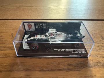 Lewis Hamilton Mercedes W10 German GP 2019 Minichamps 1/43 beschikbaar voor biedingen