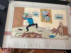 Poster Kuifje Geheim van de Eenhoorn, Ophalen of Verzenden, Gelezen, Herge