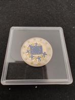 2 euro - FDC - Oostenrijk 2015 - 30 jaar EU vlag - gekleurde, Ophalen of Verzenden, Oostenrijk, 2 euro, Losse munt