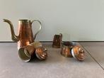 3-delige Koperen koffie set, Ophalen, Koper