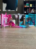 Château spectacle Rock’n Royal Barbie avec accessoires, Poppenhuis, Gebruikt
