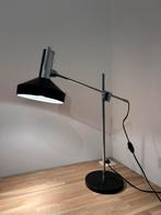 Lampe design vintage / industrielle – métal chromé & noir, Maison & Meubles, Enlèvement, Comme neuf, Métal