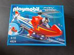 Playmobil 4824 Brandweerhelicopter, Ophalen of Verzenden, Zo goed als nieuw, Complete set