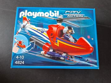 Playmobil 4824 Brandweerhelicopter beschikbaar voor biedingen