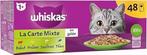 WHISKAS | Maaltijden | 48 vershoudzakjes | Nieuw