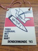 Carnaval medaille Dendermonde 1993, Postzegels en Munten, Ophalen of Verzenden