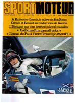 Sport Moteur nr 123, Mars 1969, Triumph 2500 PI..., Livres, Autos | Livres, Utilisé, Enlèvement ou Envoi, Collectif