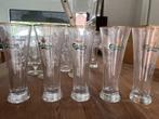 5 Carlsberg glazen met gouden rand – 25cl, Ophalen, Zo goed als nieuw, Bierglas