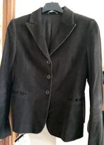petite veste cardigan brune velours milleraie marron doublé, Kleding | Dames, Jassen | Winter, Maat 38/40 (M), Bruin, Ophalen of Verzenden