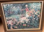Schilderij Claude Monet Garden at Giverny, Antiek en Kunst, Ophalen