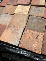 Lot antieke terracotta tegels, Antiek en Kunst, Antiek | Wandborden en Tegels, Ophalen