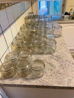 33 bocaux en verre avec couvercles, Maison & Meubles, Comme neuf, Enlèvement
